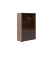 Шкаф со стеклянными дверьми СТ-2.4 Ясень Шимо 770*365*1200 